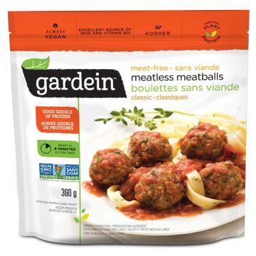 Frozen Vegetarian Beef  Meatless Meatballs Classic