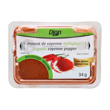 Piment de cayenne biologique et sans gluten