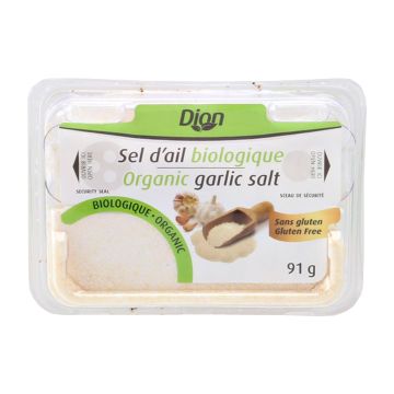 Sel d'ail biologique et sans gluten