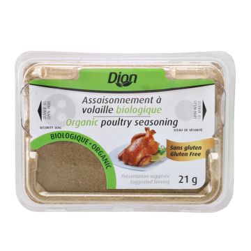 Assaisonnement à volaille biologique et sans gluten