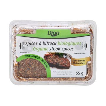 Épices à bifteck biologiques et sans gluten
