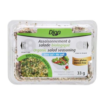 Assaisonnement à salade biologique, sans sel et sans gluten