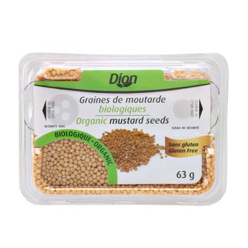 Graines de moutarde biologiques et sans gluten