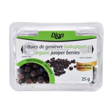 Baies de genièvre biologiques sans gluten