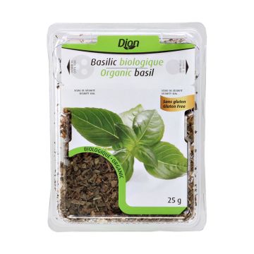 Basilic biologique sans gluten