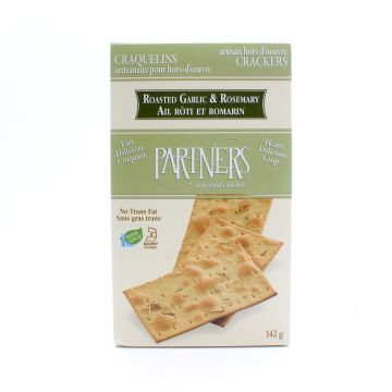 Artisan crackers - Roasted Garlic & Rosemary