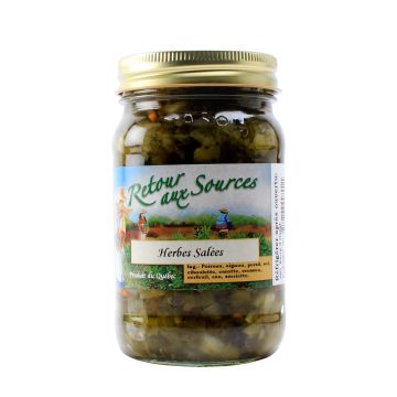 Salted herbs