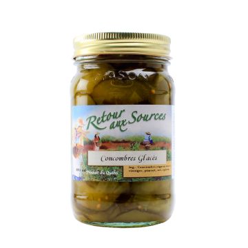 Glazed cucumbers