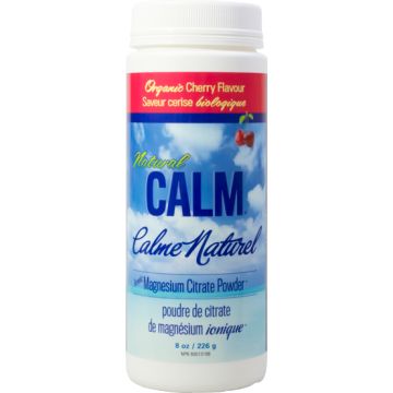 Supplément de magnésium en poudre Natural Calm - Saveur cerise