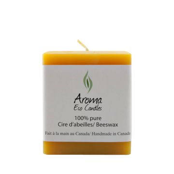Aroma Eco Candles - Beeswax square candle 60h