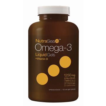 Omega-3 + Vitamin D liquid gels