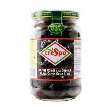 Greek style black olives