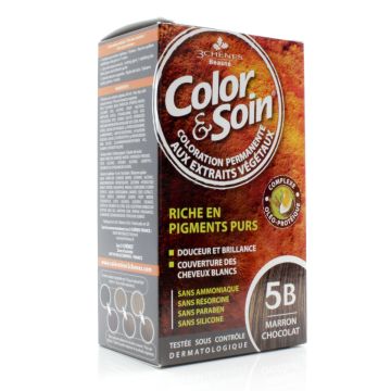 Natural hair coloration - Chocolate brown 5B