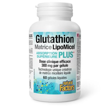 Glutathion matrice lipomicel 300 mg - Antioxydants