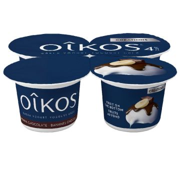 4% Banana Chocolate Greek Yogurt