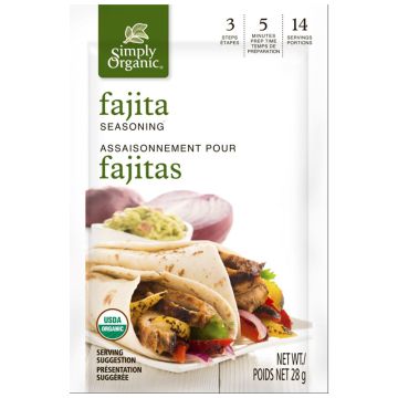 Fajitas Organic Seasoning