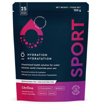 Strawberry Berry Flavour Sport Electrolytes Drink Mix 25 portions