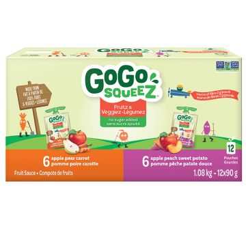 Organic GoGo Squeez - Various Fruit and Vegetable Mix