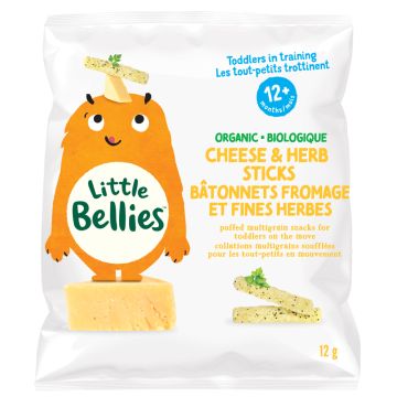 Puffed multigrain snack organic 12 months + - Cheese and herb sticks