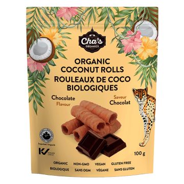  Organic coconut rolls - Chocolate flavor