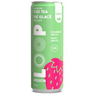  Sparkling iced tea - Strawberry hibiscus