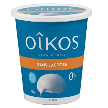 0% Plain Lactose-free Greek Yogurt 