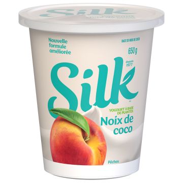 Plant-Based Peach Coconut Yogurt