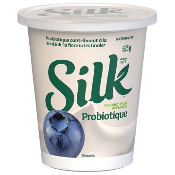 Yogourt végétal probiotiques Bleuet