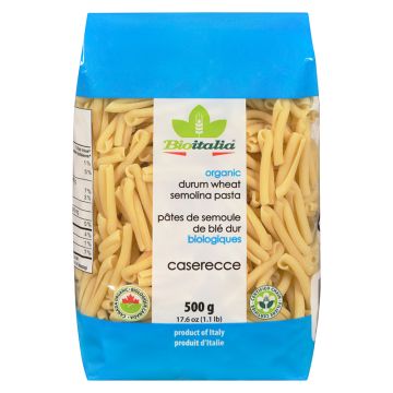Pâtes Caserecce de semoule de blé dur biologique 
