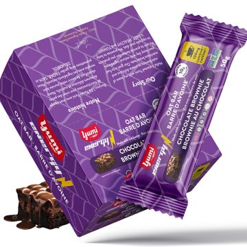 Caffeinated Oat Bar Chocolate Brownie 