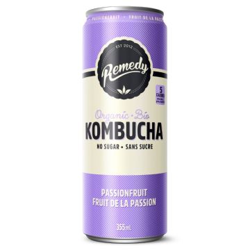 Organic Kombucha Passion Fruit Sugar Free