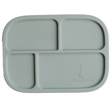 Boîte à lunch bento en silicone - Vert tendre