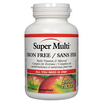 Super Multi Iron Free Mutivitamin and Mineral Complex - Immune System