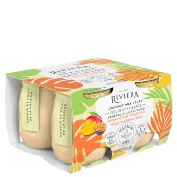 Mango Passion Fruit Vegan Coconut Milk Delight Proteins 3 g