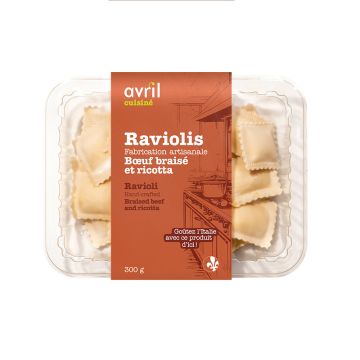 Raviolis fabrication artisanale Boeuf braisé et ricotta