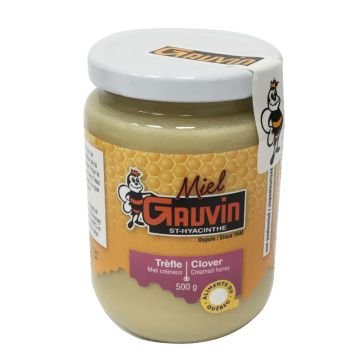 Miel de trèfle crémeux