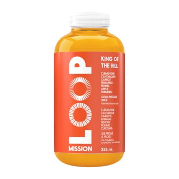 Raw cold pressed juice - King of the hill