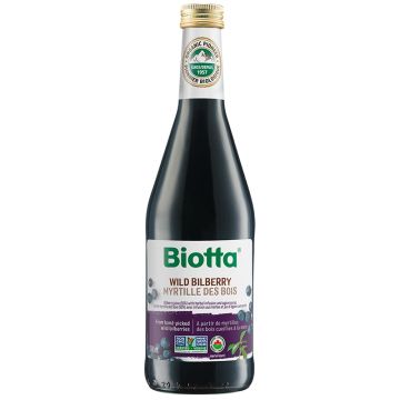 Jus biologique - Myrtilles des bois (Emballage 6 unités)