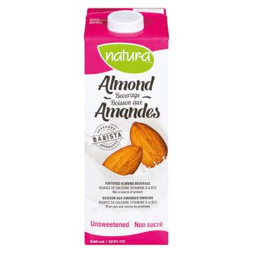 Unsweetened Fortified Almond Beverage