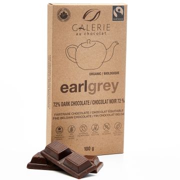 Dark chocolate organic - Earl grey tea