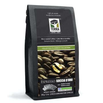 Espresso Goccia d'Oro - Ground Espresso Sustainable Coffee
