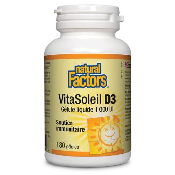 SunVitamin D3 Vitamin Liquid Capsule 1000 IU - Immune System