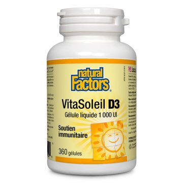 SunVitamin D3 Vitamin Liquid Capsule 1000 IU - Immune System