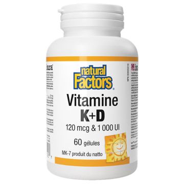 Vitamin K 120 mcg + Vitamin D 1000 IU - Immune System