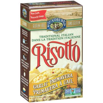 Gluten-free risotto - Primavéra with garlic