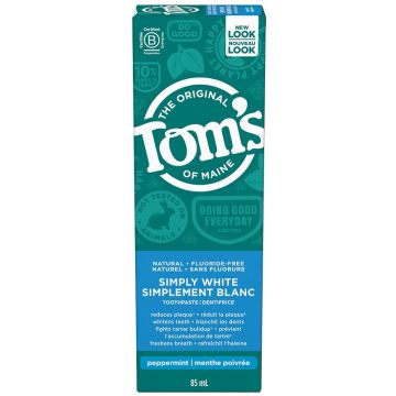 Fluoride-free Toothpaste Simply white - Peppermint 