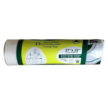 Biodegradable bags - Garbages 27'' x 32''
