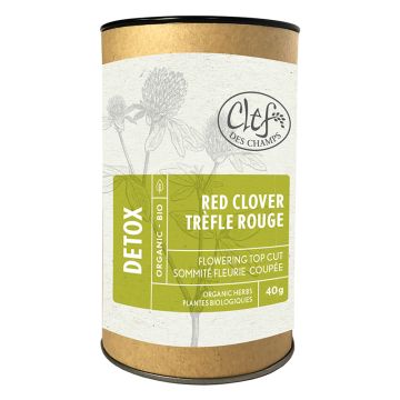 Organic Herbs - Red Clover Flowering Top Cut