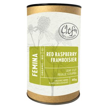 Organic Red raspberry - Leaf cut