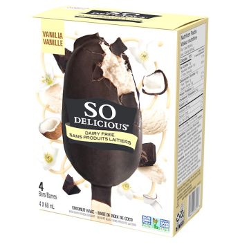 Vanilla Bean and Coconut Non-dairy Frozen Bars